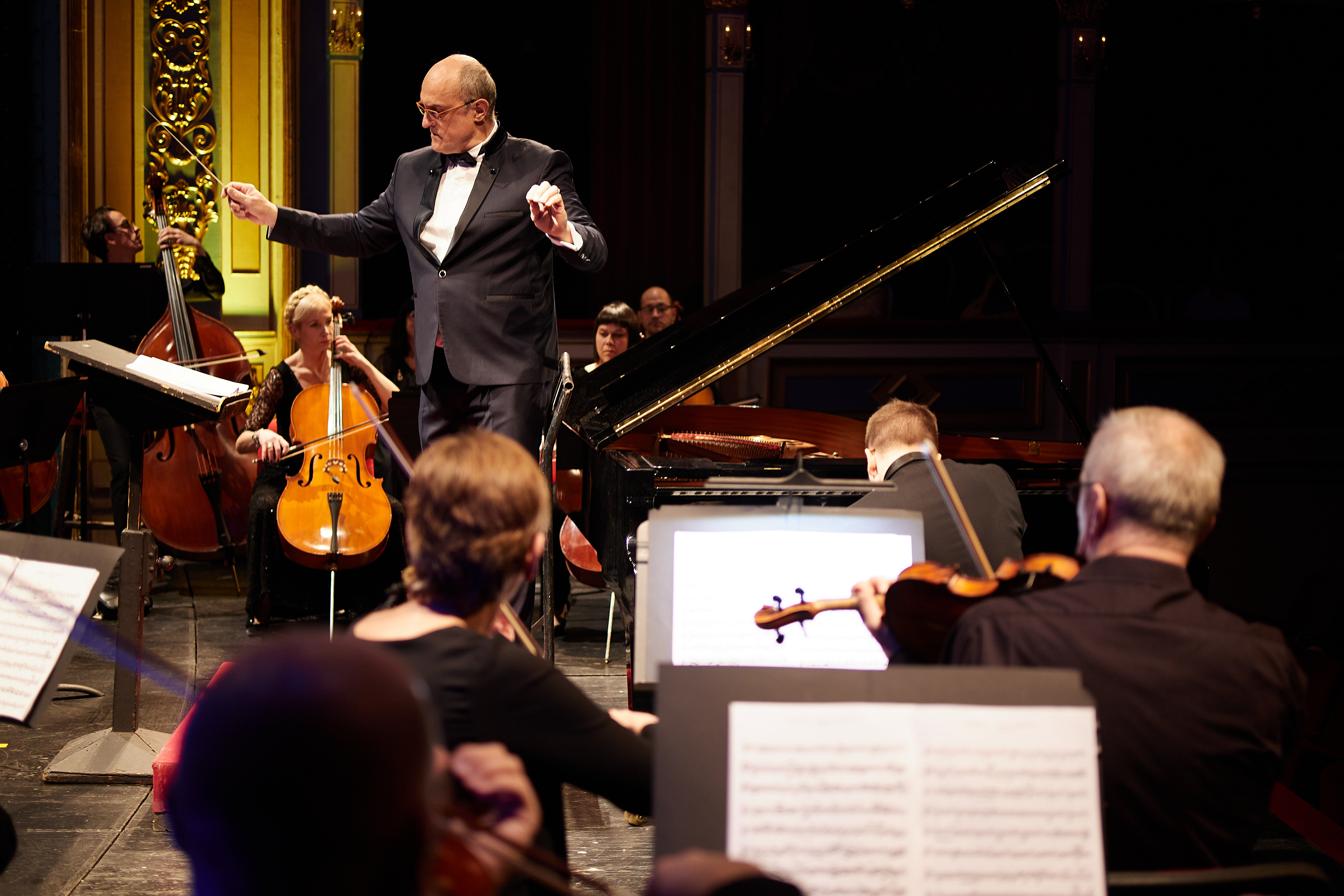 Conducting Concert for Ukraine.