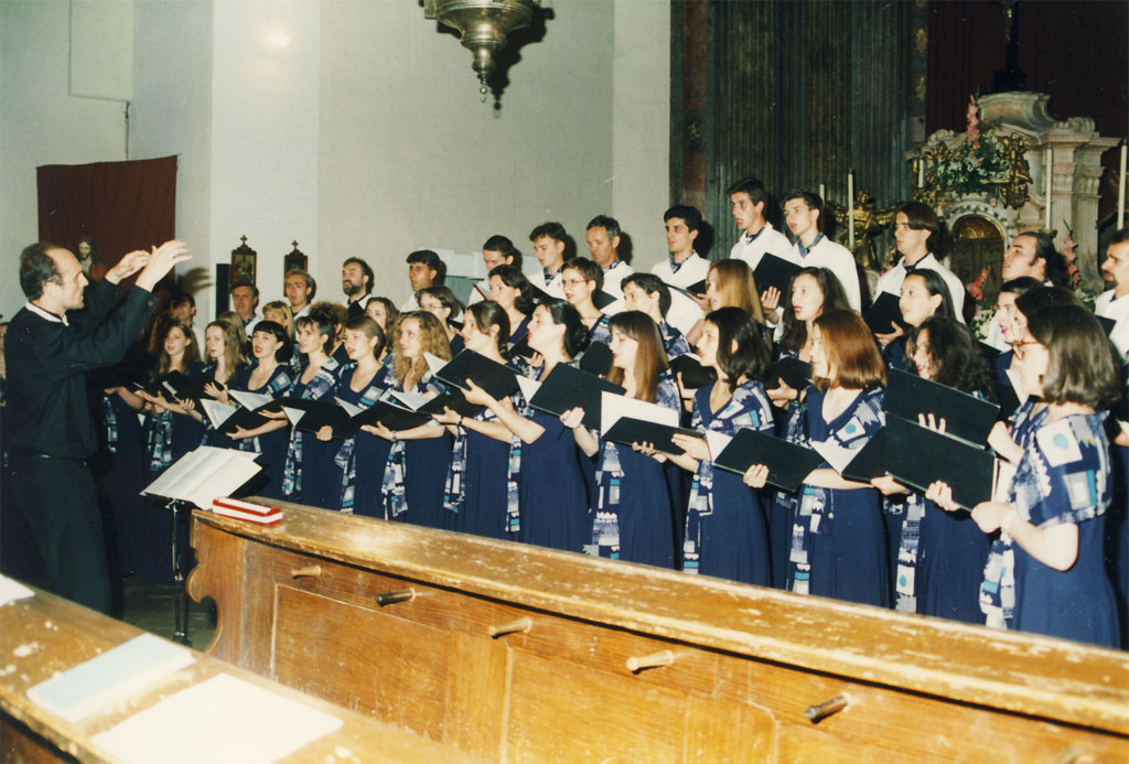 With Choir 'Lipa' 1995.