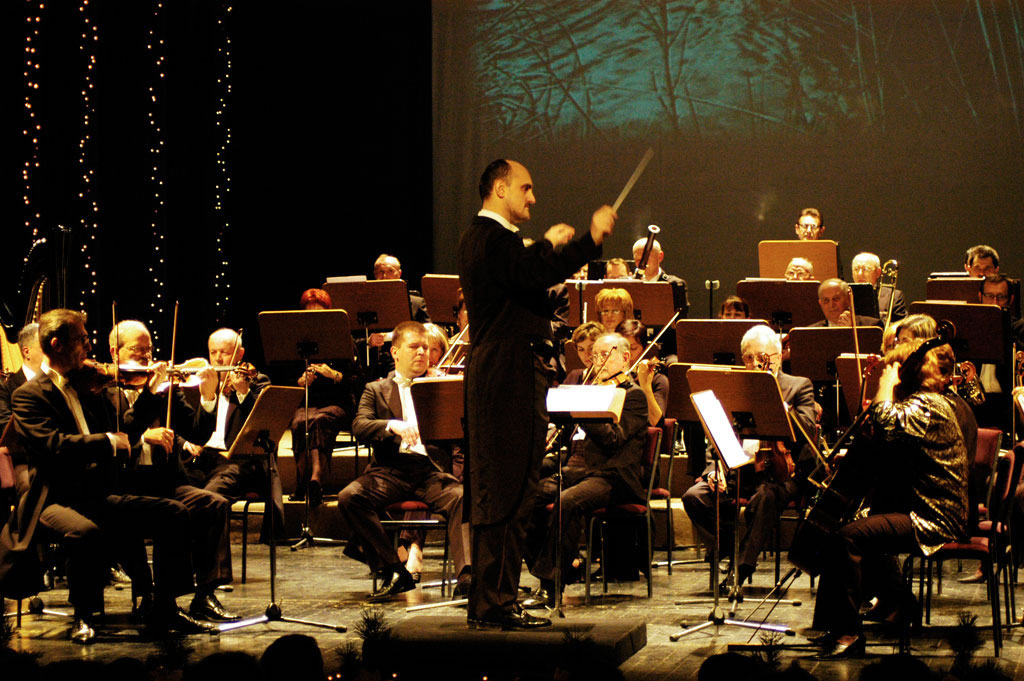 New Year concert with the Orchestra HNK Osijek in 2005